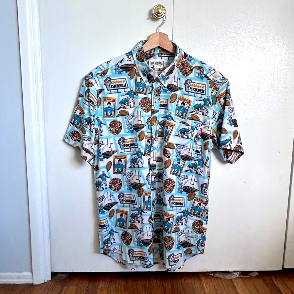 RSVLTS Ace Ventura Pet Detective “Psychoville” Button-Down